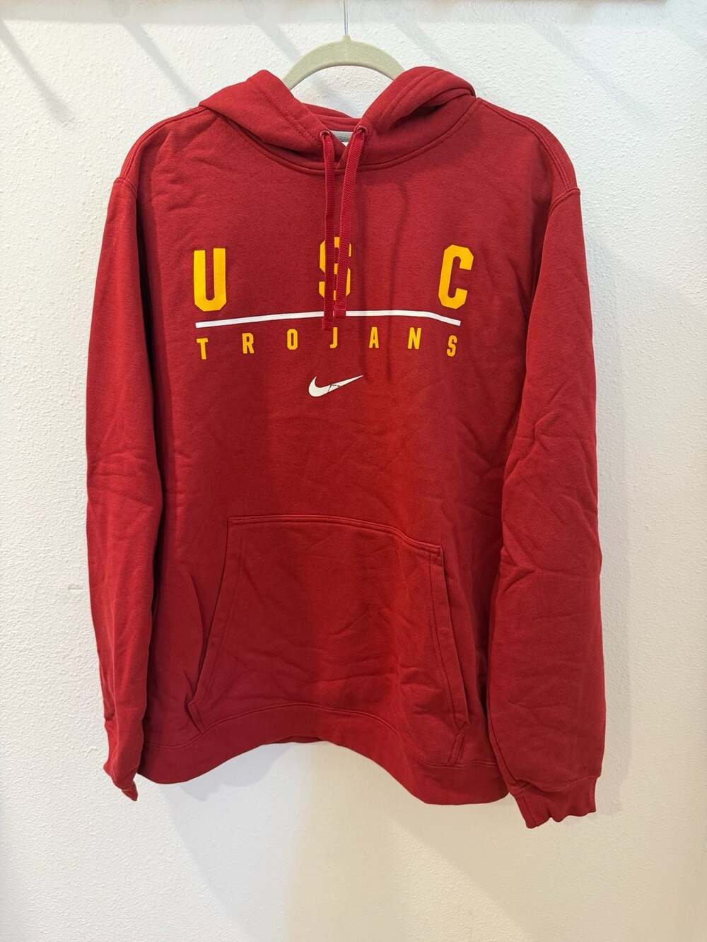Nike USC Trojans College Pullover Hoodie Sweatshirt
